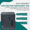 Post Box Parcel Box Combo | Lockable | Outdoor Letter & Package Storage