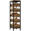 5-Tier Kitchen Storage Trolley,Organizer Cart with Pull-Out Drawers & Wheels