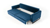 Sofa Bed with Storage Container Sleep Function Springs New LOFT SB