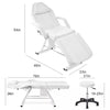 Adjust Massage Bed Table Therapy Tattoo Salon Pedicure Facial Sofa Chair Stool