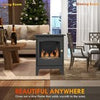 Freestanding Ethanol Fireplace Indoor Burner 1.2L Tank 3Hrs Flame Heater