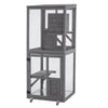 PawHaven Outdoor Catio Small Wooden Cat Enclosure Cat House Outdoor Cat Playpen