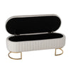 Teddy Velvet Upholstered Bench Bed End Window Seat Ottoman Storage Stool Bedroom