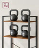 Vintage Industrial Bookcase Display Storage Shelving Unit Rustic Style Me