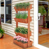 Large Wooden Raised Bed Vegetable Flower Garden Planter Box with Drainage System