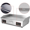 73cm Large Commercial Electric Griddle Countertop Hot Plate Bacon Grill Kitchen