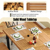 200 x 100cm Large Rectangle Table with Acacia Wood Tabletop