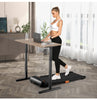2-in-1 Walking Pad Treadmill Under Desk Running Machine LED Panel W/ 12 Programs