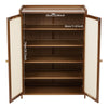 Dustproof Shoe Rack Shoes Storage Cabinet Stand Copboard Unit Organiser 2 Doors