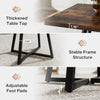 80cm Square Dinning Table for 4 People Industrial Kitchen Table with Metal Frame