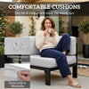 Garden Corner Sofa Set, Garden Furniture Set with Coffee Table