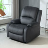 Recliner Armchair for Living Room, Recliner Chair with Cup Holder Black