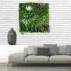Artificial Living Green Wall Panel 100 x 100cm Plant Flower Foliage Hedge