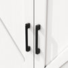 Kitchen Pantry Tall Freestanding Storage Cabinet with Drawer, and Door Shelves