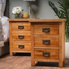 Oak 3 Drawer Bedside Tables – Pair of Oakcroft Rustic Bedside Cabinets Built