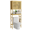 Over-The-Toilet Storage Cabinet Freestanding 4-Tier Bathroom Organizer Shelves