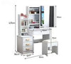 Dressing Table With Drawers Mirror Stool Set Makeup Desk Vanity Table Bedroom