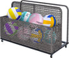 43.3" Outdoor Storage Box Rattan Garden Cushion Organizer Patio Deck Cabinet