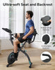 MERACH 4 in 1 Foldable Stationary Exercise Bike with Exclusive APP for Home Gym