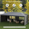 6x3m Garden Gazebo Party Tent Marquee Canopy Outdoor Event Shelter Waterproof