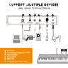 ♬Mustar 88 Semi Weighted Keys Digital Piano PortableKeyboard Pedal Stand Stool
