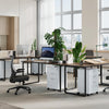 Mobile Filing Cabinet, File Cabinet with 3 Drawers Lockable Documents Storage