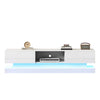 LED TV STAND CABINET UNIT 2 DRAWER MODERN HIGH GLOSS FRONT LIVING ROOM FURNTIURE