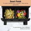 Dual Zone Air Fryer 9L with Touchscreen for Family Meals & Picnic Snacks