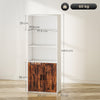 5-Tier Bookcase, Tall Bookshelf w/ Adjustable Shelf, Refurbished