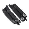 1 Pair Black Front Bumper Fog Light Cover Grilles For A6 C7 S-Line 2018