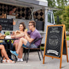 Cafe A-Frame Chalkboard Sign Extra Large 40" Free Standing Board Easel Sturdy UK