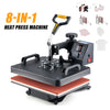 8 in1 30×38cm Heat Press Machine Digital Transfer Sublimation Printer