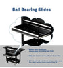 Industrial Service Cart Lockable Tool Organizer w/ Drawers-Black