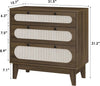 3 Drawer Dresser Bedside Table Chest for Bedroom Entryway Living Room Cabinet