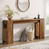63-Inch Long Console Table, Farmhouse Wood Sofa Table for Hallway, Living Room