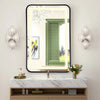 Illuminated Bathroom Mirror with LED Lights Demister Touch Sensor WallMounted Uk
