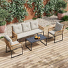 5 Seater Garden Furniture Set Sofa Chairs Coffee Table Outdoor Patio Lounge Sets