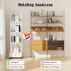 4-Layer 360° Rotating Bookshelf Bookcase Display Floor Standing Storage Rack NEW