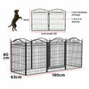 XXL Large Dog Playpen Fence DIY Metal Camping Dog Fences Animal Cage Exercise UK