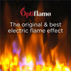 Dimplex Portree Chrome Optiflame Electric 3D Inset Fire 2kW With Remote Open Box