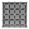 16 Interlocking Clear Plastic Shoe Storage Boxes Organiser Drawers Stackable UK