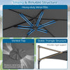 Large Offset Hanging Umbrella w/ 360° Rotation