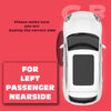 For Vauxhall Corsa E 14-20 wing door mirror glass Left Passenger side Heated