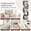 Freestanding Open Shelving Unit Space-Saving Decorative Display Shelves