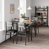 5 Piece Dining Table Set for 4 Peopel Modern Dining Room Table Set for Kitchen