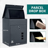 Post Box Parcel Box Combo | Lockable | Outdoor Letter & Package Storage