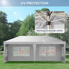 3 x 6m Heavy Duty Gazebo Marquee Party Tent with Storage Bag Grey