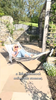 Hammock with Stand, Blue 1 Person Hammock with Adjustable Frame, VonHaus