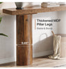 160cm Farmhouse Console Table Narrow Wooden Entryway Sofa Table for Living Room