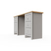 Computer Desk Home Office Laptop Study Writing Table Workstation Furniture Grey